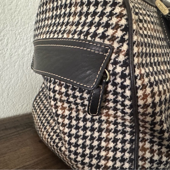 J crew Wool Houndstooth Handbag - Picture 2 of 8
